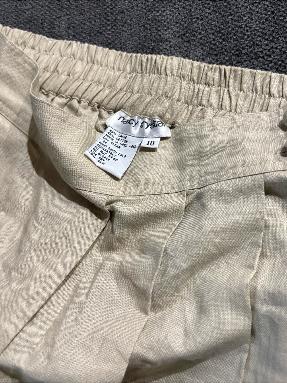 Vintage Nancy Crystal Classic Cream Maxi Skirt - Effortless Everyday Style - Picture 2 of 4